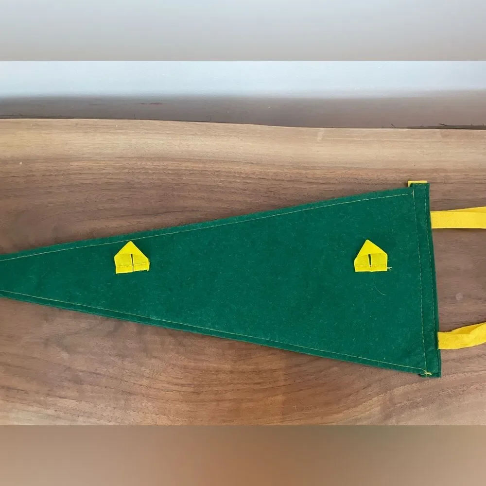 LOST IN NATURE Pennant Retro Style Green Felt 20 Inches Decor Target Baby Room